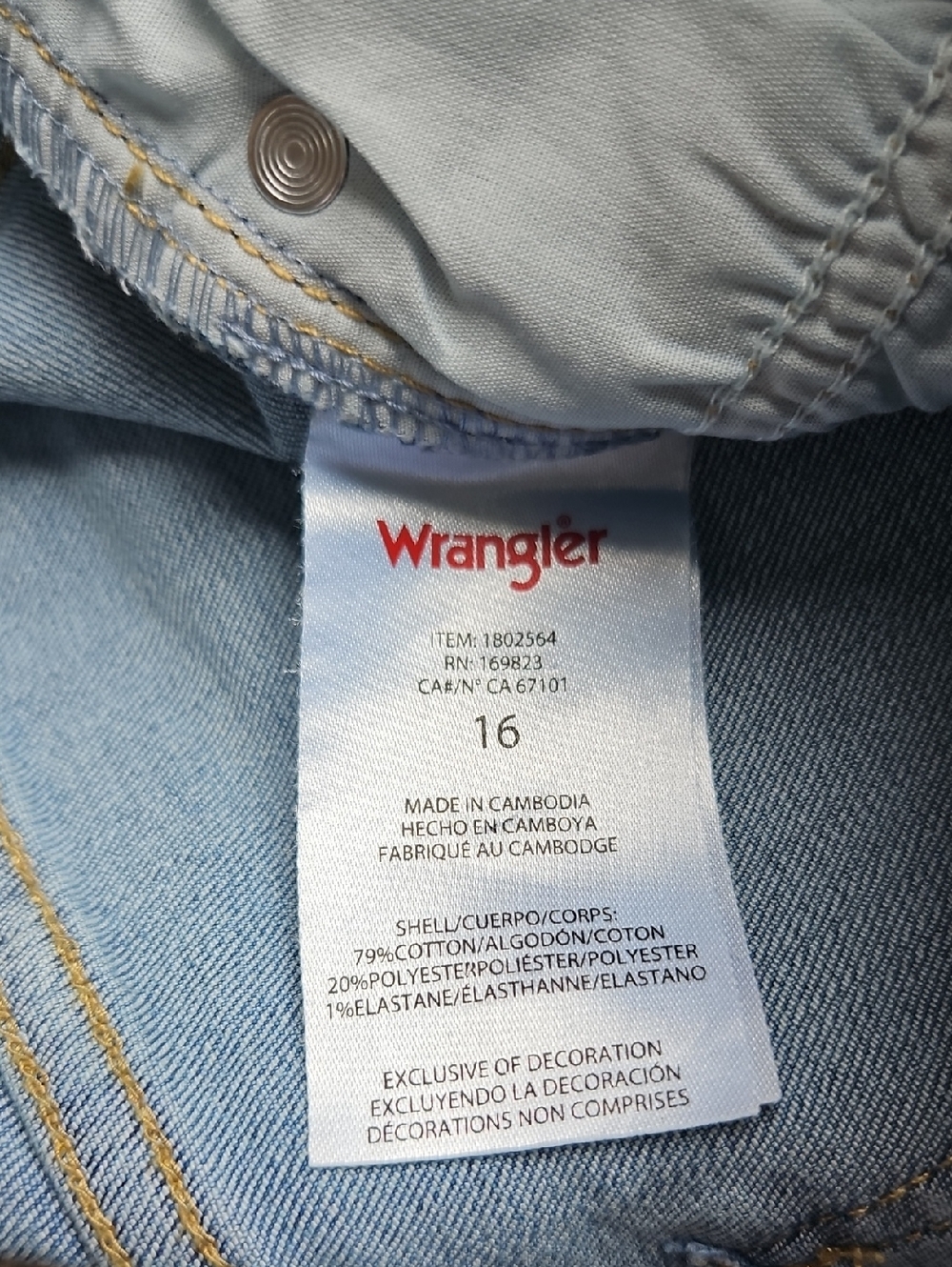 NEW! Wrangler Blue Wash High Rise Bootcut Jeans Multiple Sizes - Picture 15 of 16